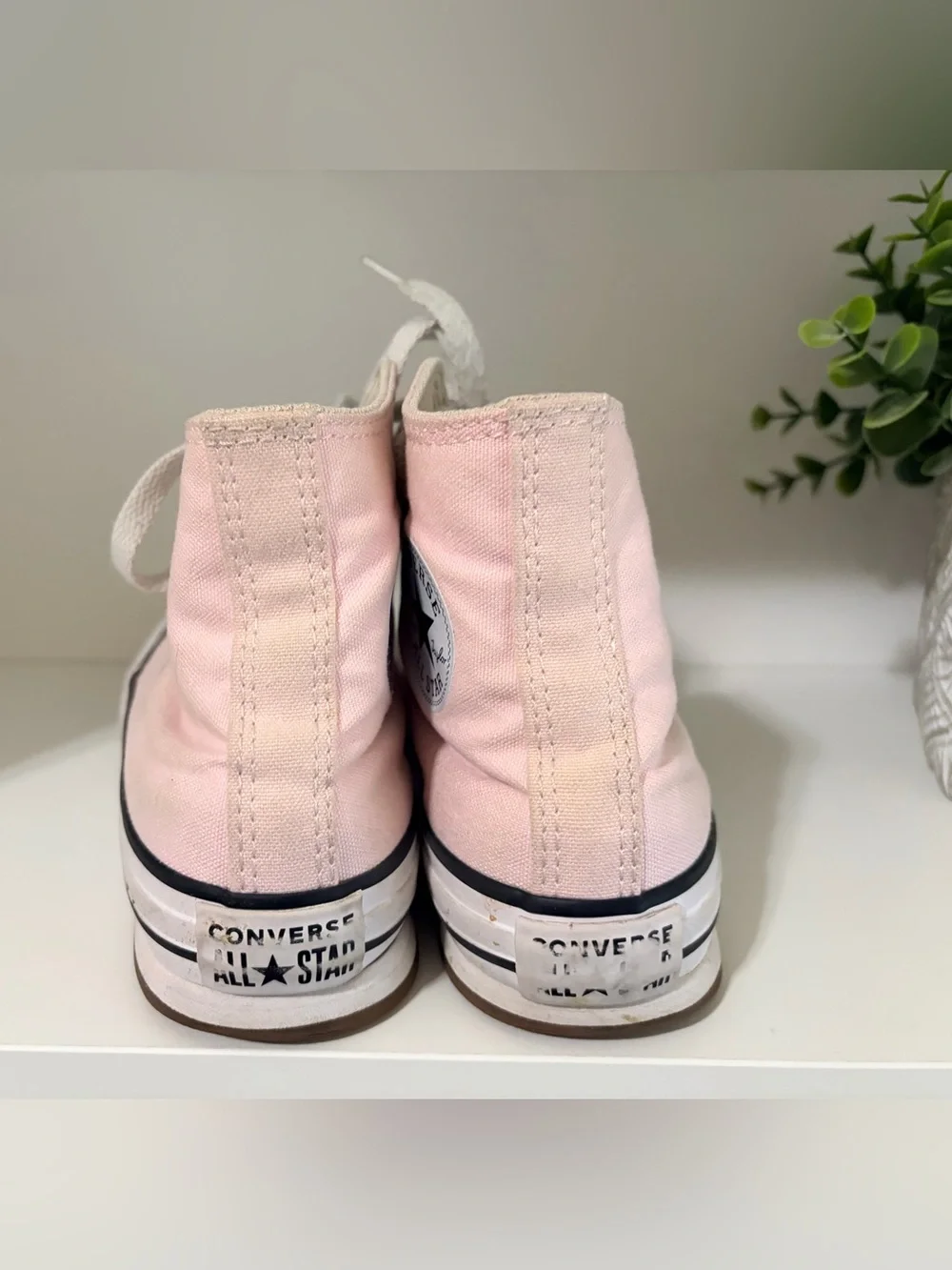 Converse Kids Pink High Top Sneakers